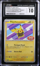 CGC GEM MINT 10 Pikachu in a Batik Shirt(154/SV-P) [Scarlet & Violet Promos] - 6069450049