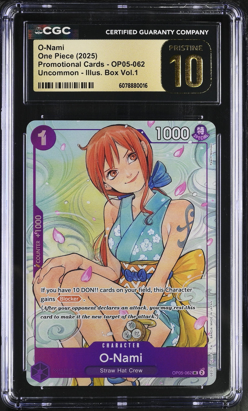 CGC PRISTINE 10 O-Nami [Promotional Cards] - 6078880016