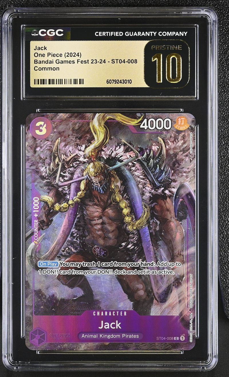 CGC PRISTINE 10 Jack (Premium Card Collection -BANDAI CARD GAMES Fest. 23-24 Edition-) [One Piece Promotion Cards] - 6079243010