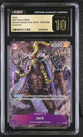 CGC PRISTINE 10 Jack (Premium Card Collection -BANDAI CARD GAMES Fest. 23-24 Edition-) [One Piece Promotion Cards] - 6079243010