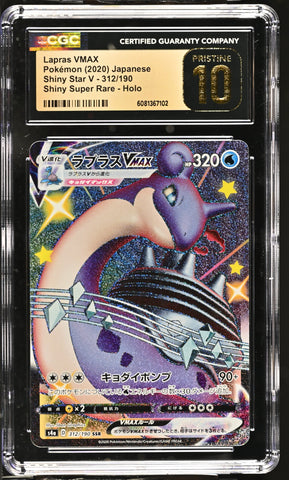 CGC PRISTINE 10 Lapras VMAX(312/190) [Shiny Star V] - 6081367102