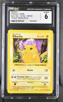 CGC 6 Pikachu(58/102) [Base Set - 1st Ed.] - 6097225025