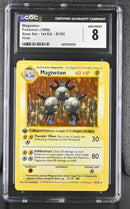 CGC 8 Magneton (9/102) (Shadowless) [Base Set 1st Edition] - 6097225030