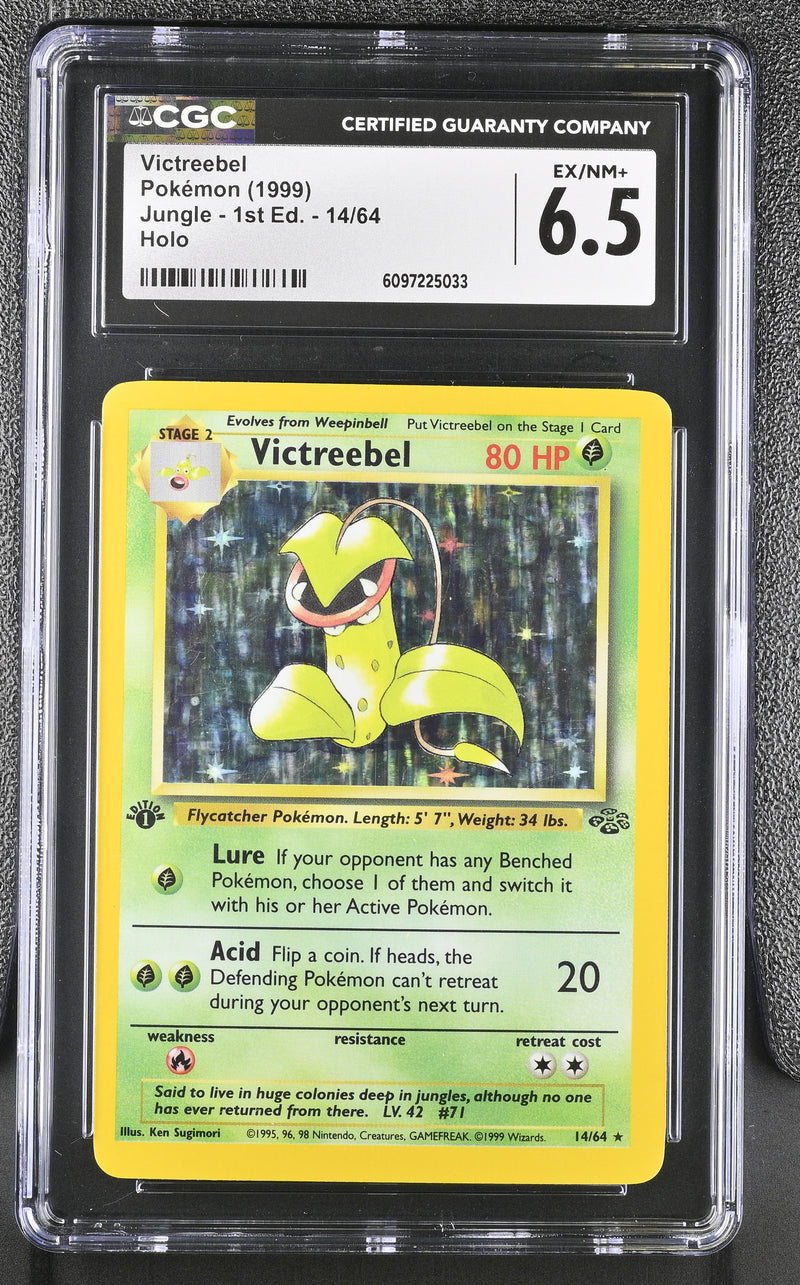 CGC 6.5 Victreebel (14/64) [Jungle 1st Edition] - 6097225033