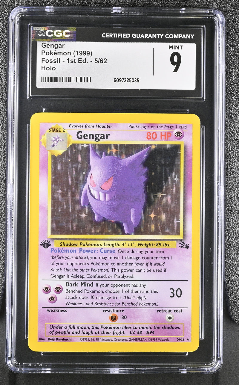 CGC 9 Gengar(5/62) [Fossil - 1st Ed.] - 6097225035
