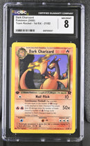 CGC 8 Dark Charizard (21/82) [Team Rocket 1st Edition] - 6097225037