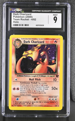 CGC 9 Dark Charizard(4/82) [Team Rocket] - 6097225039