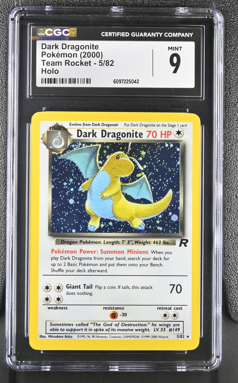 CGC 9 Dark Dragonite(5/82) [Team Rocket] - 6097225042