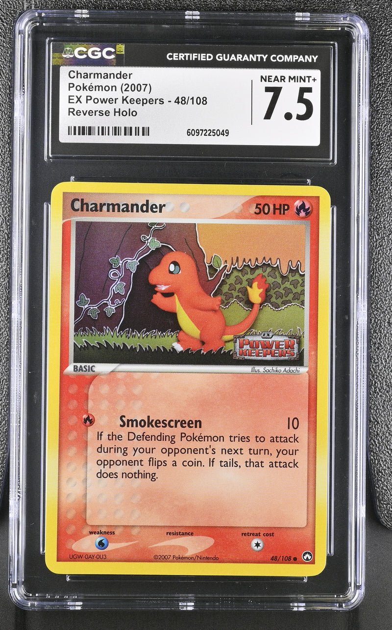 CGC 7.5 Charmander(48/108) [EX Power Keepers] - 6097225049