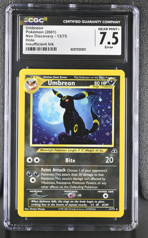 CGC 7.5 Umbreon(13/75) [Neo Discovery] - 6097225051