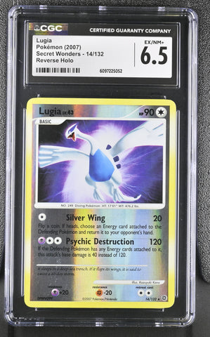 CGC 6.5 Lugia (14/132) [Diamond & Pearl: Secret Wonders] - 6097225052
