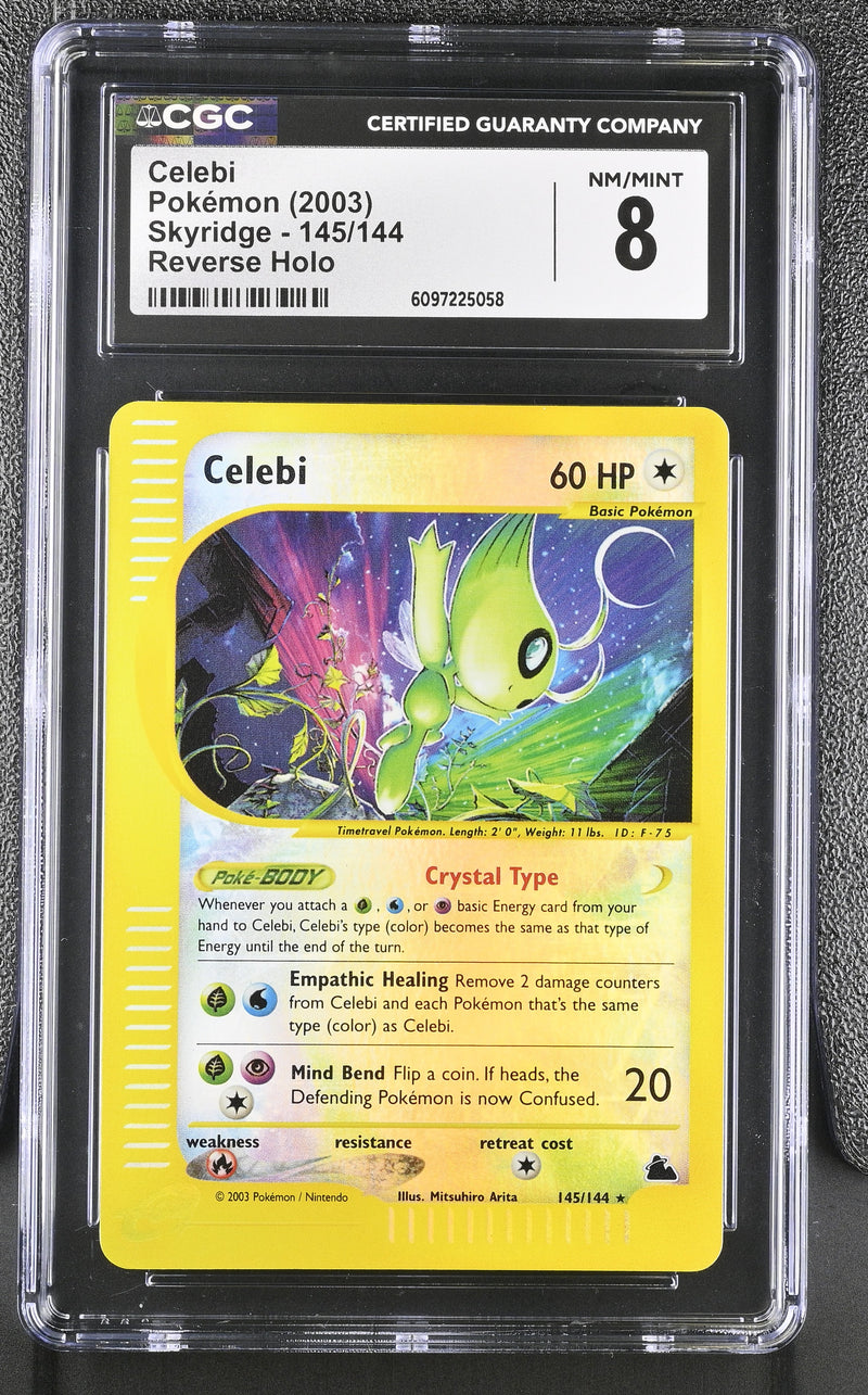 CGC 8 Celebi (145/144) [Skyridge] - 6097225058