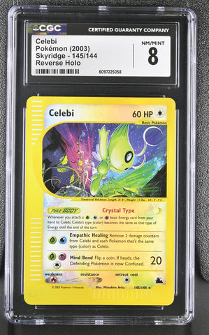 CGC 8 Celebi (145/144) [Skyridge] - 6097225058
