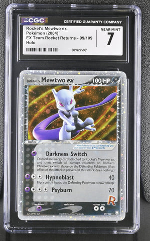CGC 7 Rocket's Mewtwo ex (99/109) [EX: Team Rocket Returns] - 6097225061