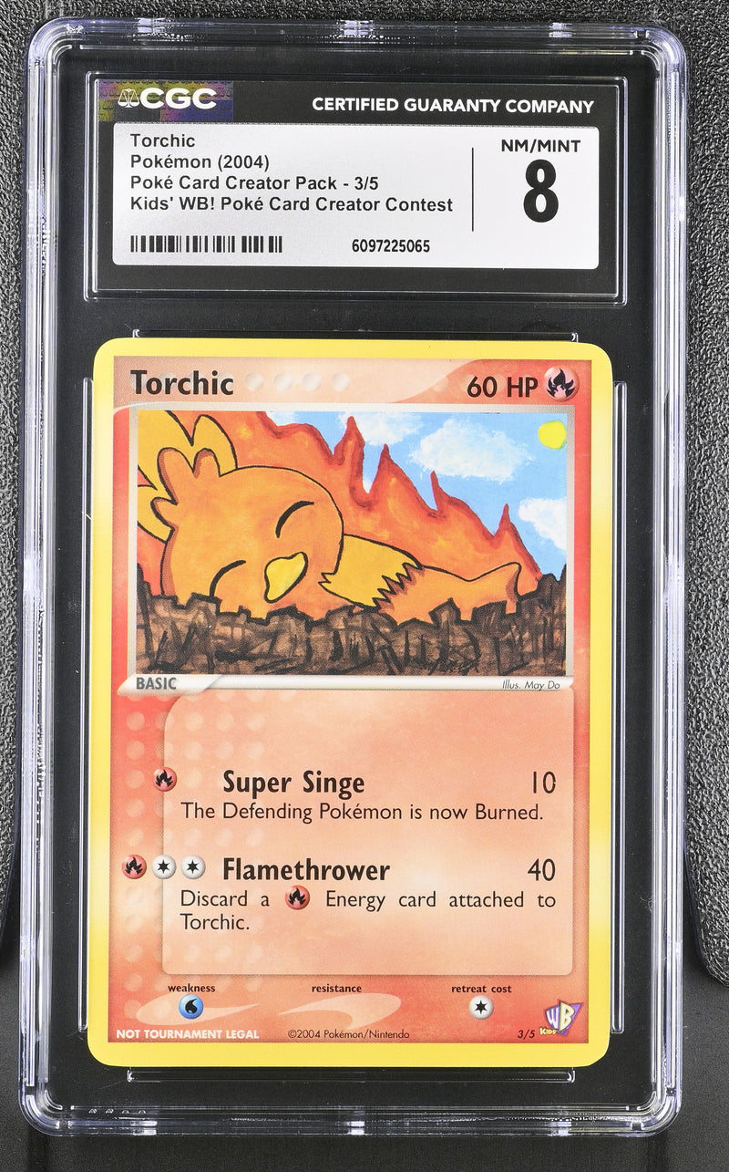 CGC 8 Torchic(3/5) [Pok^ Card Creator Pack] - 6097225065