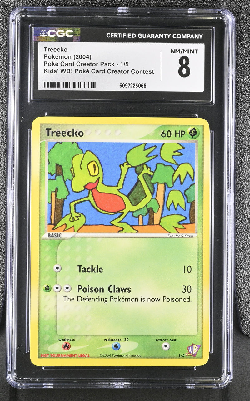 CGC 8 Treecko(1/5) [Poke Card Creator Pack] - 6097225068
