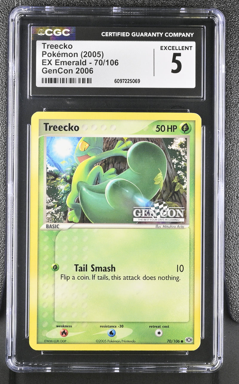 CGC 5 Treecko(70/106) [EX Emerald] - 6097225069