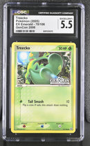 CGC 5.5 Treecko(70/106) [EX Emerald] - 6097225070