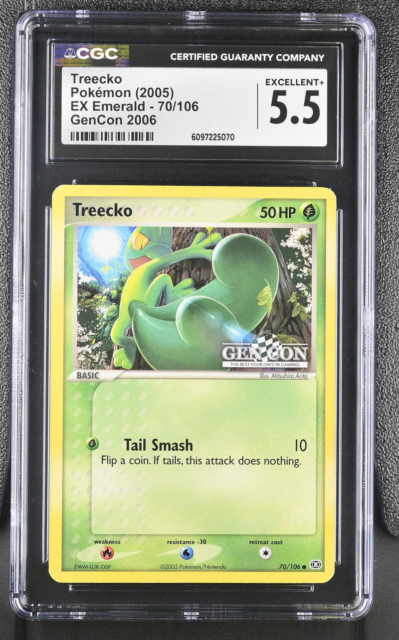 CGC 5.5 Treecko(70/106) [EX Emerald] - 6097225070