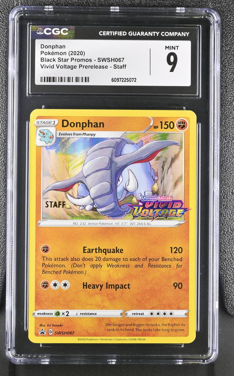 CGC 9 Donphan(SWSH067) [Black Star Promos] - 6097225072