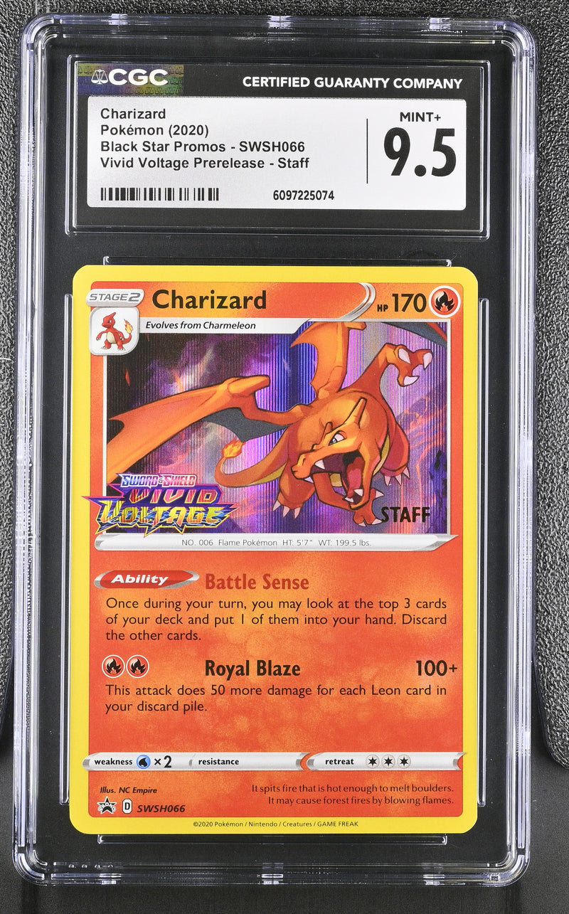 CGC MINT+ 9.5 Charizard(SWSH066) [Black Star Promos] - 6097225074
