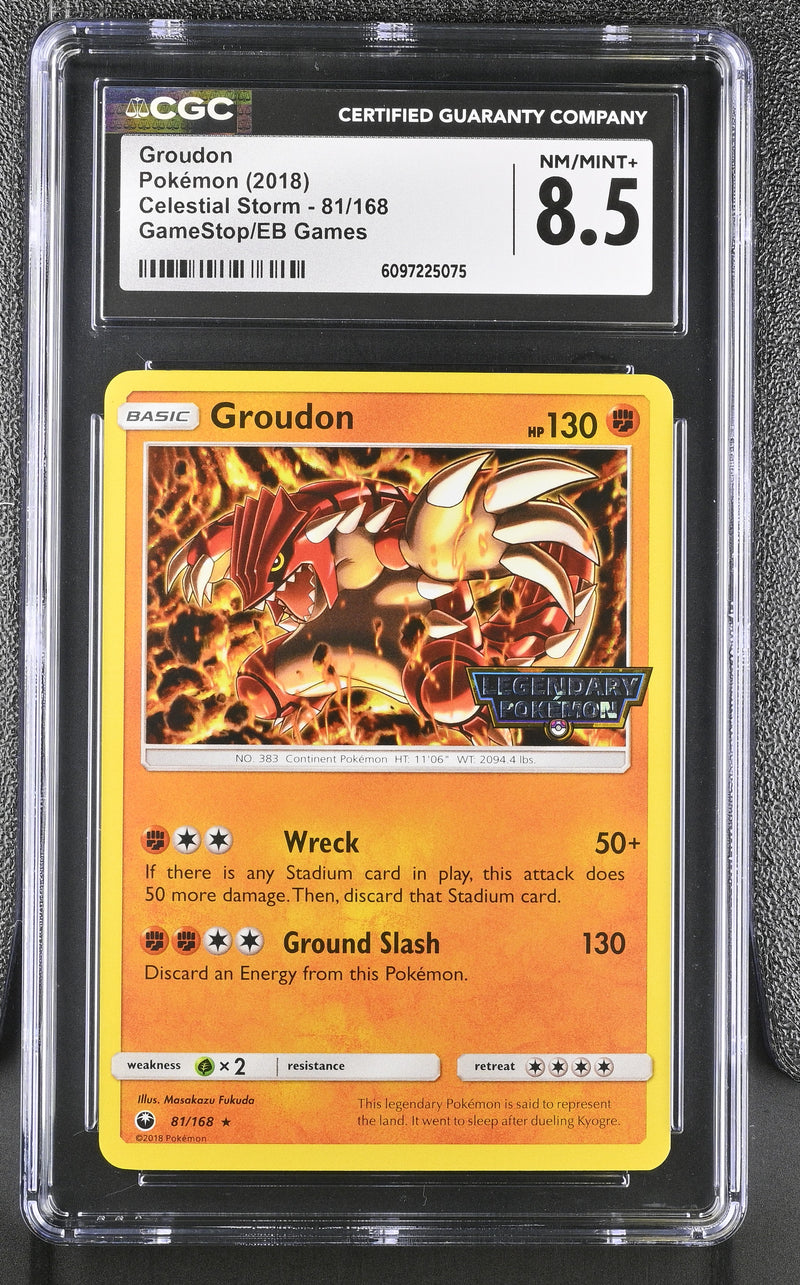 CGC 8.5 Groudon(81/168) [Celestial Storm] - 6097225075