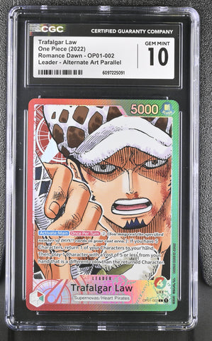 CGC GEM MINT 10 Trafalgar Law [Romance Dawn] - 6097225091