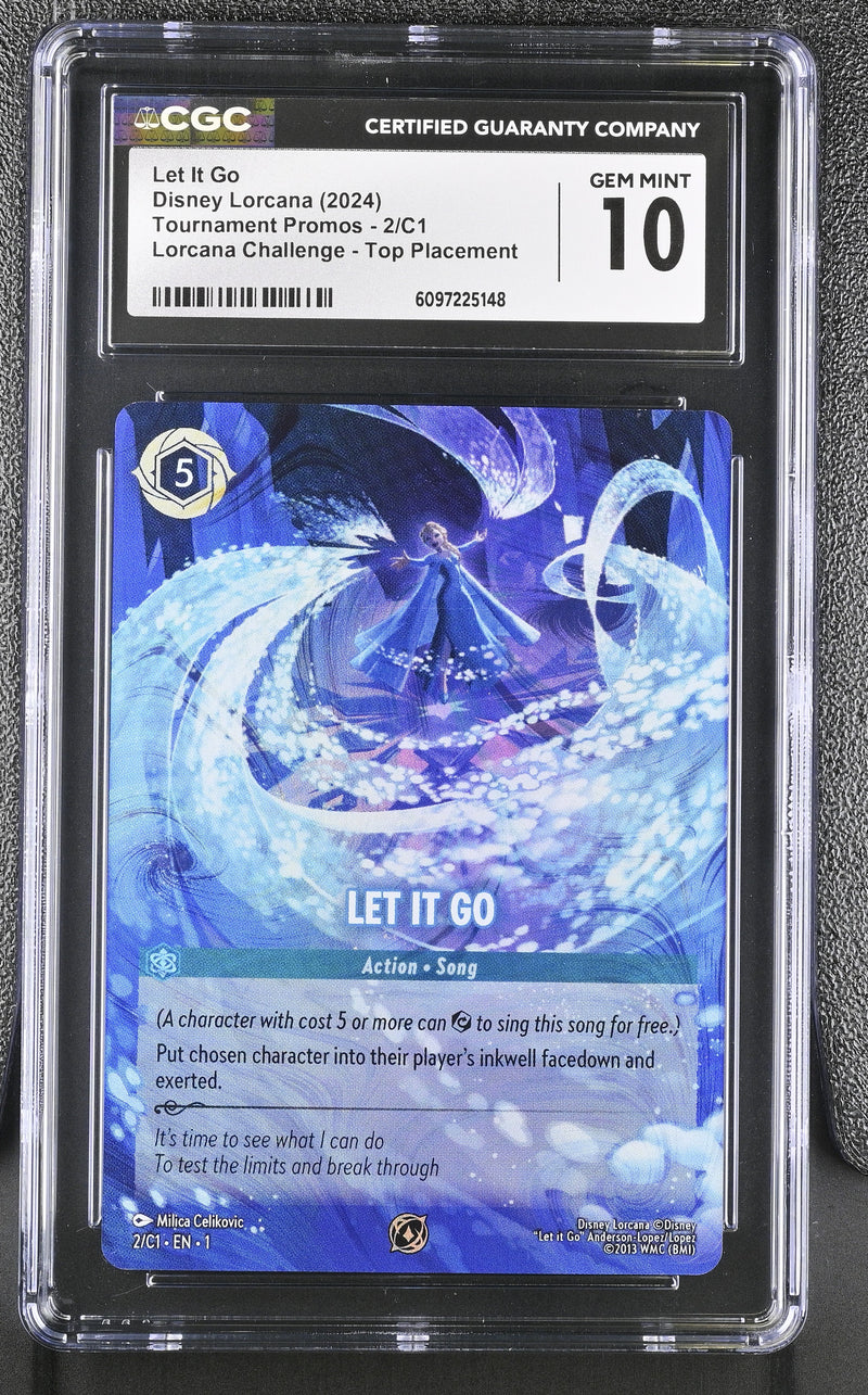 CGC GEM MINT 10 Let It Go(2/C1) [Tournament Promos] - 6097225148