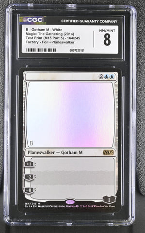 CGC 8 B - Gotham M - White[Test Print (M15 Part 5)] - 6097225151