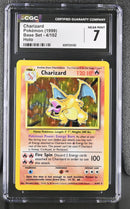 CGC 7 Charizard(4/102) [Base Set] - 6097225182