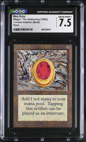 CGC 7.5 Mox Ruby[Limited Edition (Beta)] - 6097226017