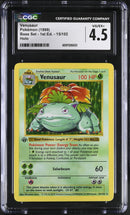 CGC 4.5 Venusaur (15/102) (Shadowless) [Base Set 1st Edition] - 6097226023