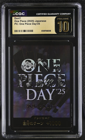 CGC PRISTINE 10 Don!! [PC: One Piece Day'25] - 6109706008
