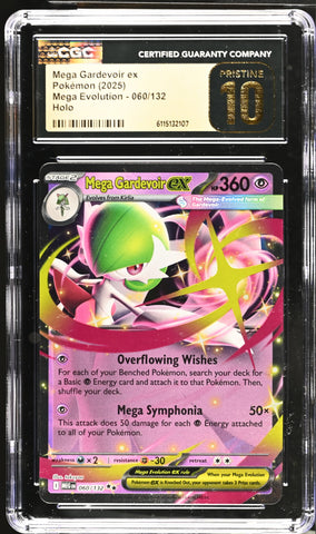 CGC PRISTINE 10 Mega Gardevoir ex(060/132) [Mega Evolution] - 6115132107