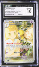 CGC GEM MINT 10 Lillie's Ribombee (164/159) [Scarlet & Violet: Journey Together] - 6119524025