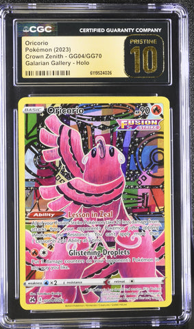 CGC PRISTINE 10 Oricorio (GG04/GG70) [Sword & Shield: Crown Zenith] - 6119524026