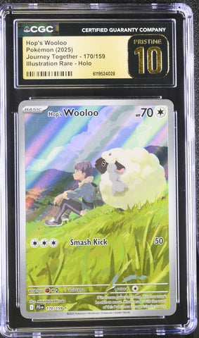 CGC PRISTINE 10 Hop's Wooloo (170/159) [Scarlet & Violet: Journey Together] - 6119524028
