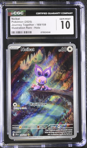 CGC GEM MINT 10 Noibat (169/159) [Scarlet & Violet: Journey Together] - 6119524046