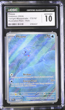 CGC GEM MINT 10 Phione (175/167) [Scarlet & Violet: Twilight Masquerade] - 6119524047