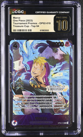 CGC PRISTINE 10 Marco [Tournament Promos] - 6119833002