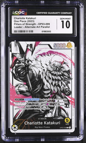 CGC GEM MINT 10 Charlotte Katakuri [Pillars of Strength] - 6119833003