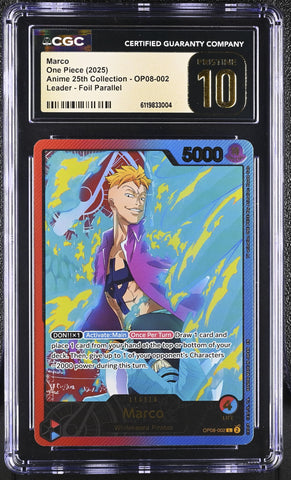CGC PRISTINE 10 Marco (SPR) [Extra Booster: Anime 25th Collection] - 6119833004