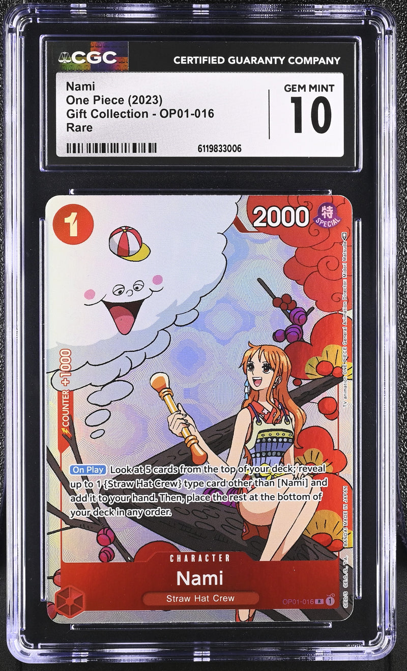 CGC GEM MINT 10 Nami (Gift Collection 2023) [One Piece Promotion Cards] - 6119833006