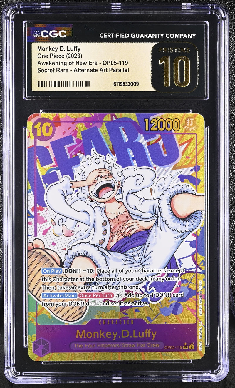 CGC PRISTINE 10 Monkey D. Luffy [Awakening of New Era] - 6119833009