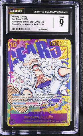 CGC 9 Monkey D. Luffy [Awakening of New Era] - 6119833010