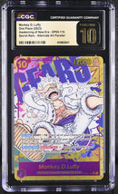 CGC PRISTINE 10 Monkey D. Luffy [Awakening of New Era] - 6119833011