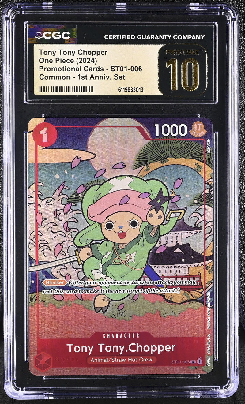 CGC PRISTINE 10 Tony Tony Chopper [Promotional Cards] - 6119833013