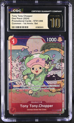 CGC PRISTINE 10 Tony Tony Chopper [Promotional Cards] - 6119833013
