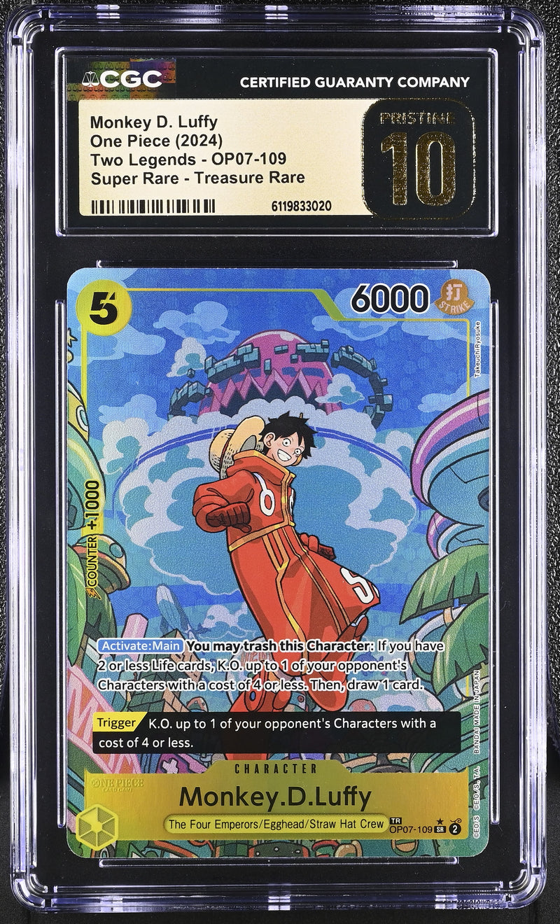 CGC PRISTINE 10 Monkey D. Luffy [Two Legends] - 6119833020