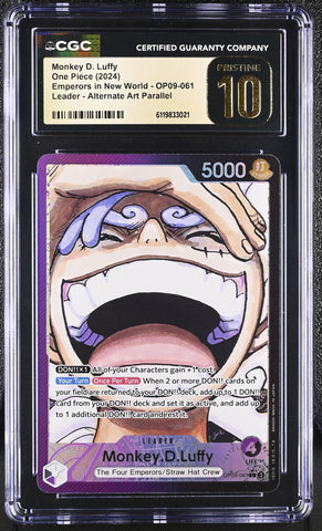 CGC PRISTINE 10 Monkey D. Luffy [Emperors in New World] - 6119833021